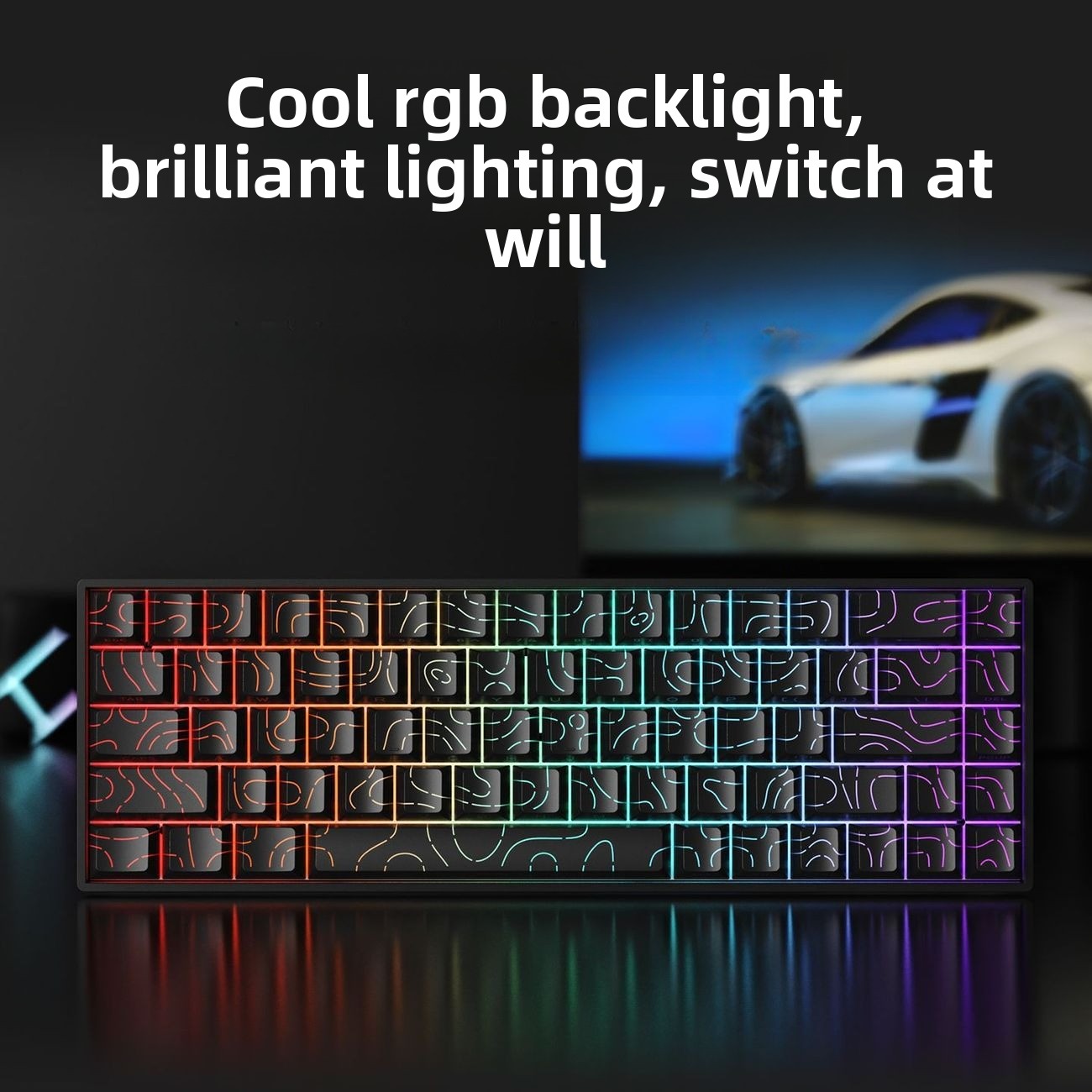 Клавиатура 60% беспроводная Bl – обзор и цена Keyboard Gaming Blue Switch
