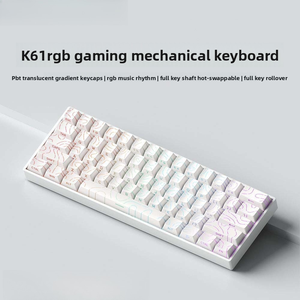 Клавиатура 60% беспроводная Bl – обзор и цена Keyboard Gaming Blue Switch