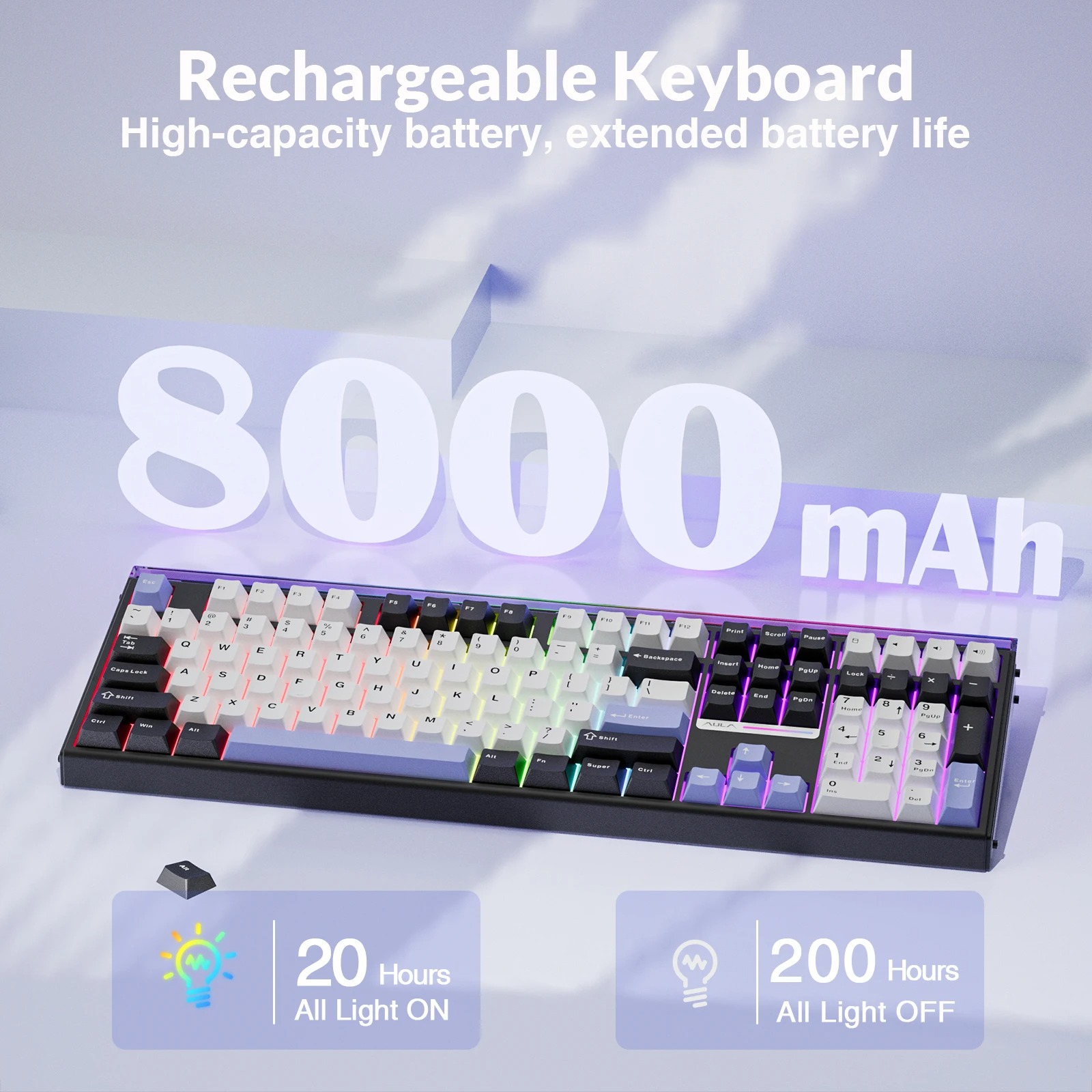 Механическая клавиатура AULA H – обзор и цена Gaming Keyboard Hot Swappable