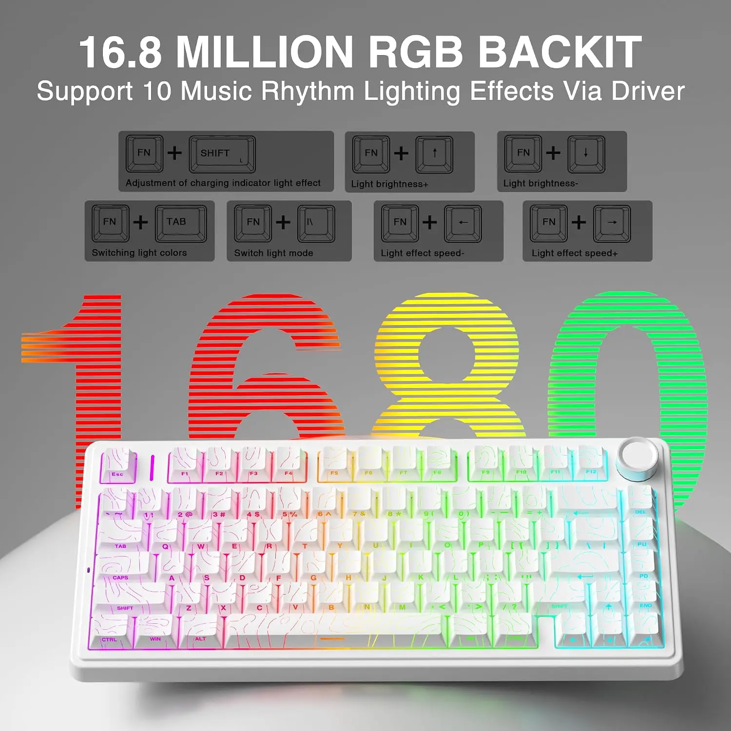 AULA F75 HE – магнитная клавиа – обзор и цена Gaming Keyboard No Rgb